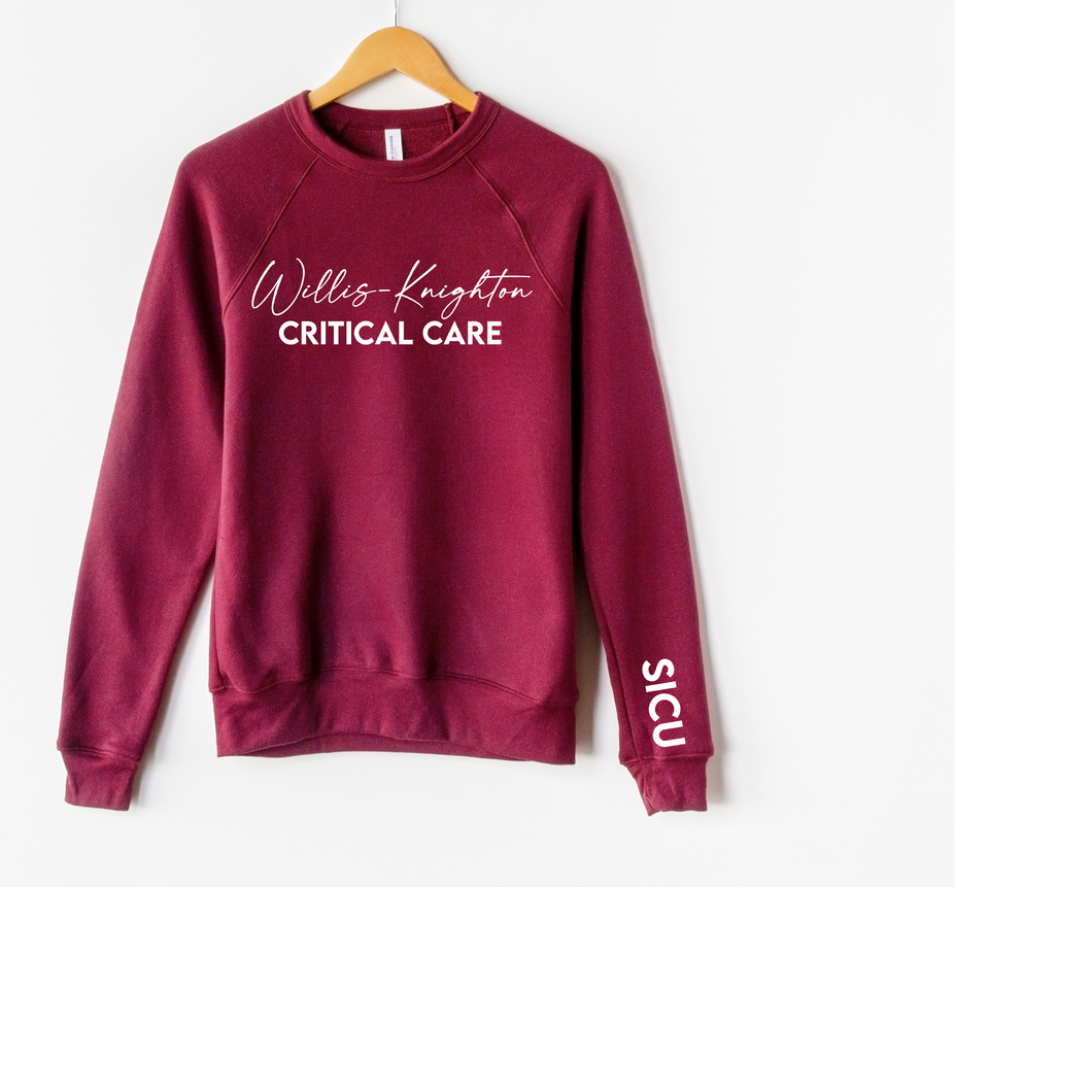 Willis-Knighton Critical Care Crewneck Sweatshirt